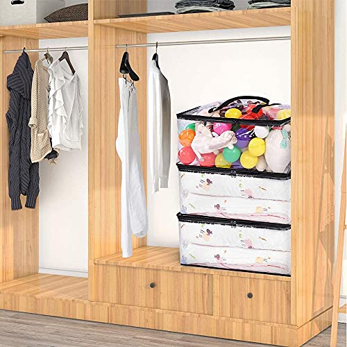 Enther Odorless Clothes Storage Bag-Large Closet Organizers and Storage  Bags for Comforters Blankets Bedding, Foldable with Reinforced Handles,  Full