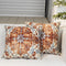 Vieshful 2pcs Boho Pillow Covers Throw Pillow Cover 18x18 Inches Decorative Pillows Floral Couch Pillow Covers for Living Room Couch Bed Sofa