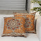 Vieshful 2pcs Pillow Covers Boho Throw Pillow Cover 18x18 Inches Decorative Pillows Floral Couch Pillow Covers for Living Room Couch Bed Sofa