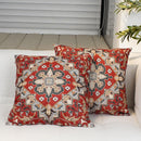 Vieshful 2pcs Boho Pillow Covers - Throw Pillow Cover 18x18 Inches Decorative Pillows Floral Couch Pillow Covers for Living Room Couch Bed Sofa