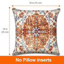 Vieshful 2pcs Boho Pillow Covers Throw Pillow Cover 18x18 Inches Decorative Pillows Floral Couch Pillow Covers for Living Room Couch Bed Sofa